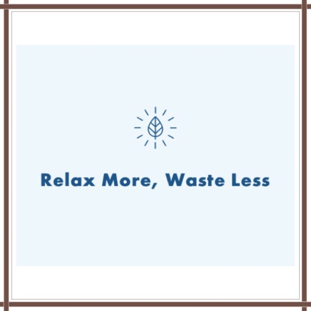 Use less it’s simple waste less